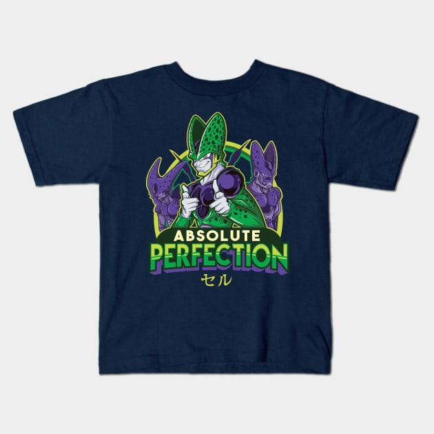 Absolute Perfection - Dragonball Z Kids T-Shirt by TrulyEpic